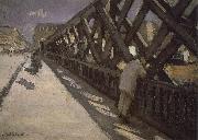 Study of pier Gustave Caillebotte